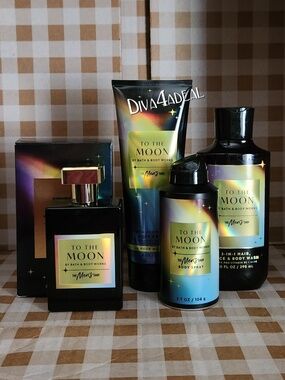 Bath & Body Works TO THE MOON 4PC Men’s Collection Bundle